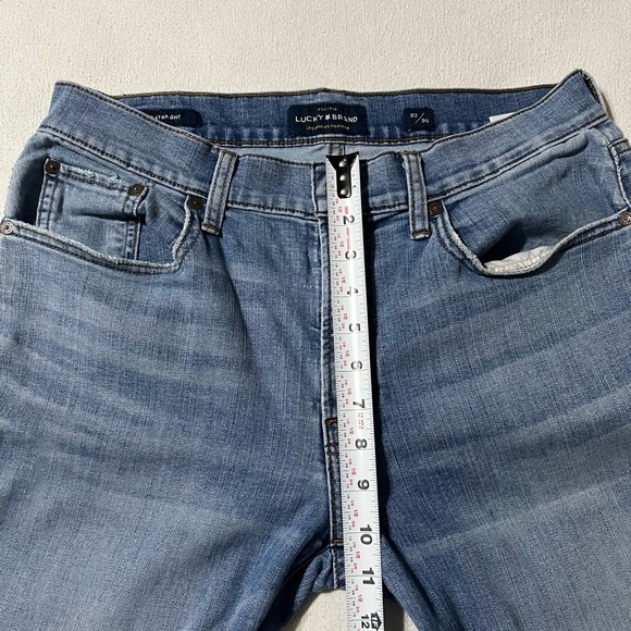 Lucky Brand 363 Straight Jeans Mens 31x29‎ Blue Denim Medium Wash - Picture 4 of 10